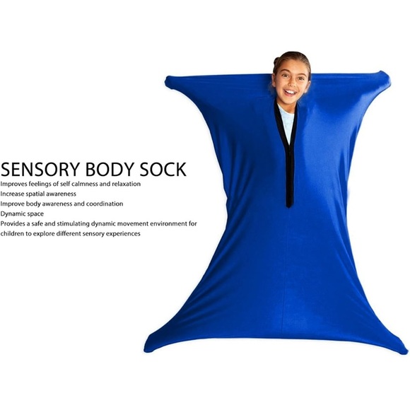 Blue Body Sock with Carrying Bag - Picture 4 of 5